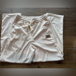 NWOT Amazon Cream Ribbed Pants